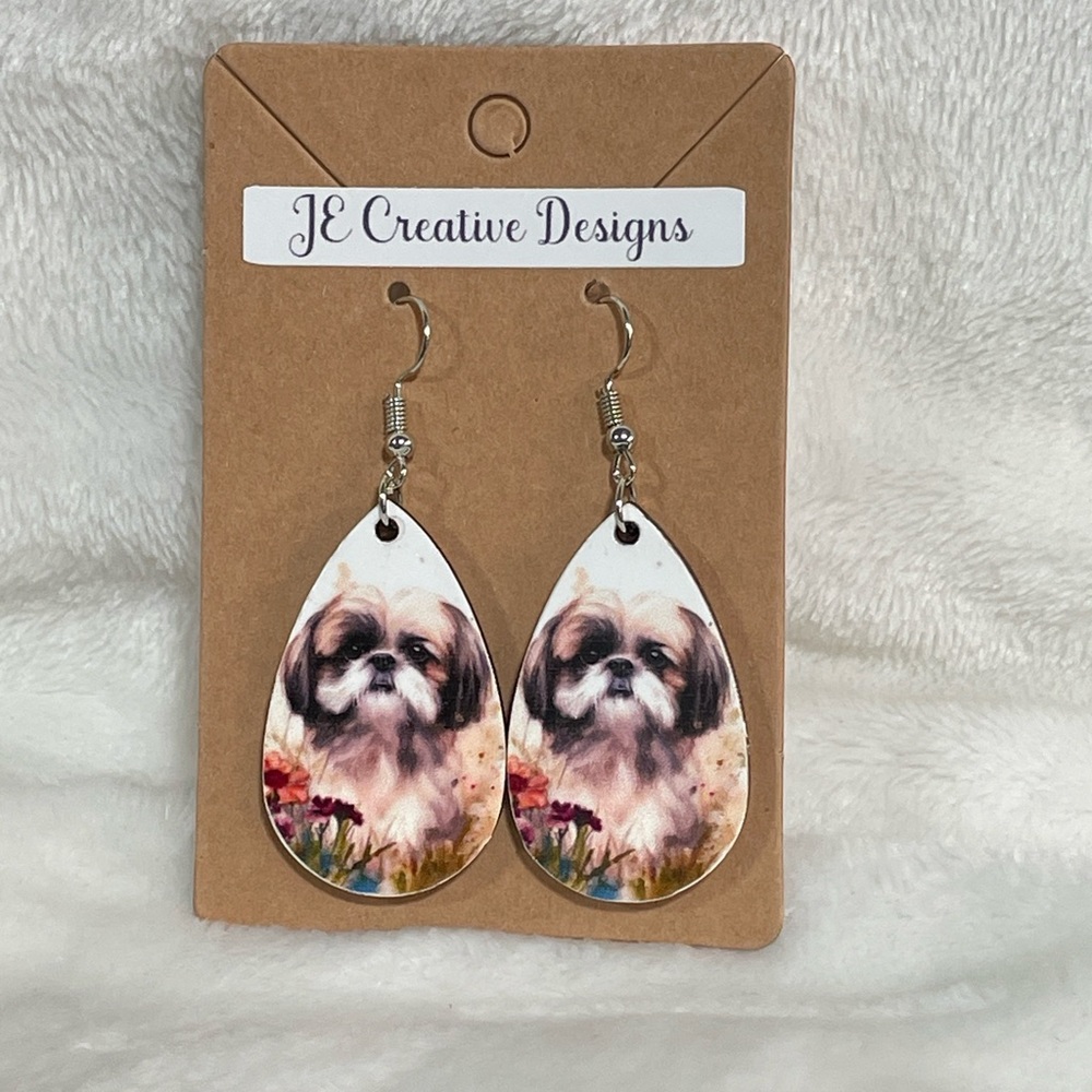 Shih Tzu Earrings
